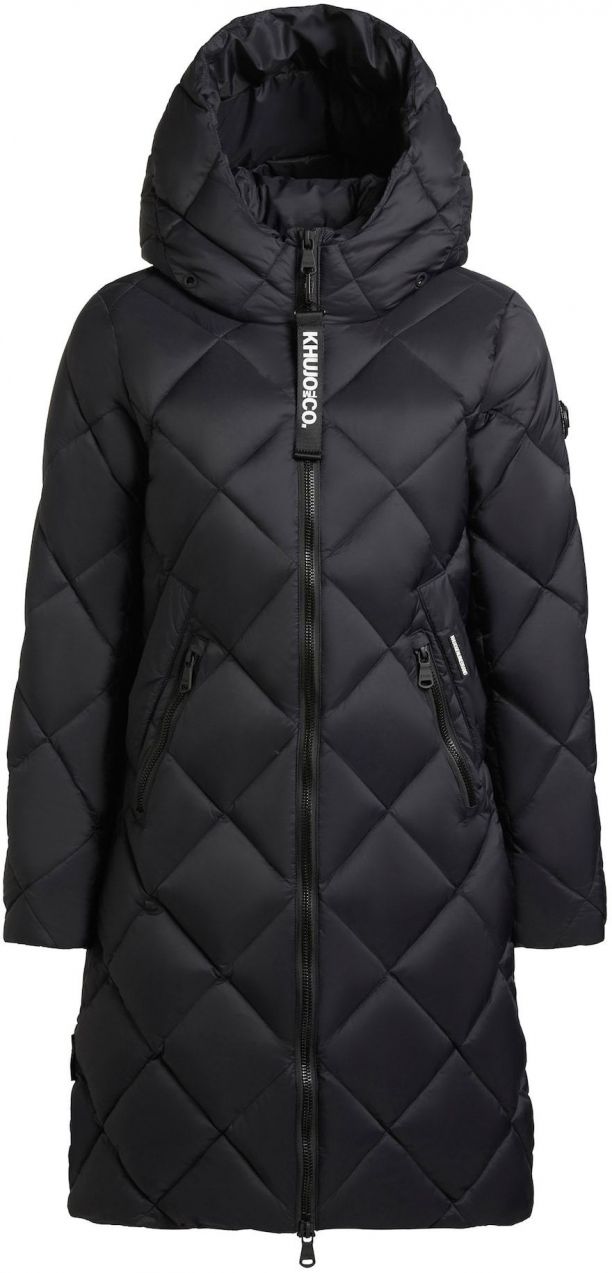 khujo Zimný kabát 'Linda'  čierna