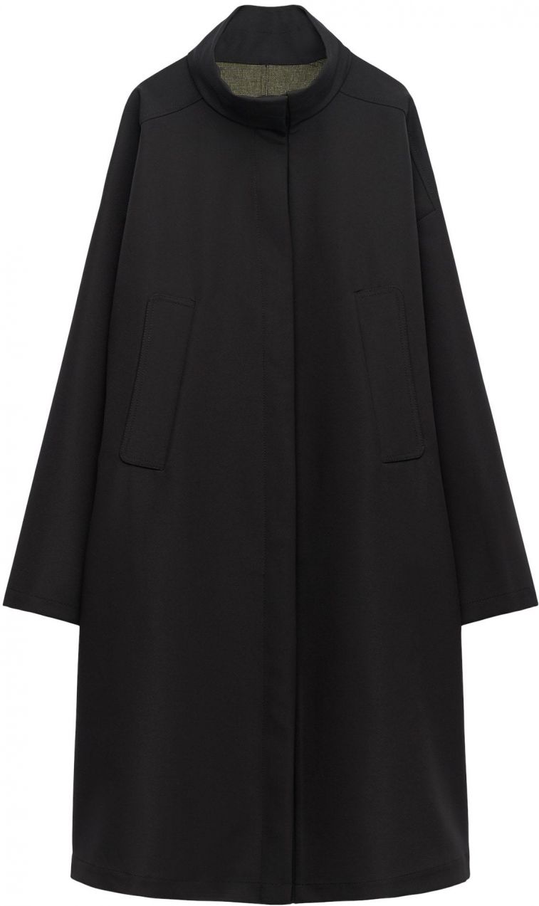 Adolfo Dominguez Prechodný kabát  čierna