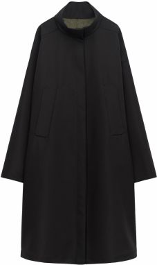 Adolfo Dominguez Prechodný kabát  čierna