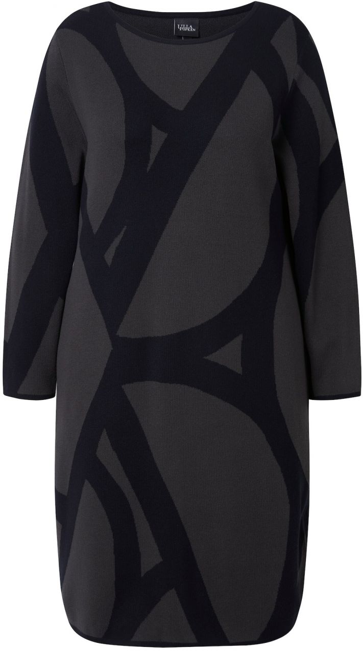 Ulla Popken Šaty  antracitová / čierna