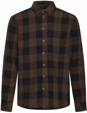 BLEND Košeľa 'BHBuster'  hnedá / tmavohnedá