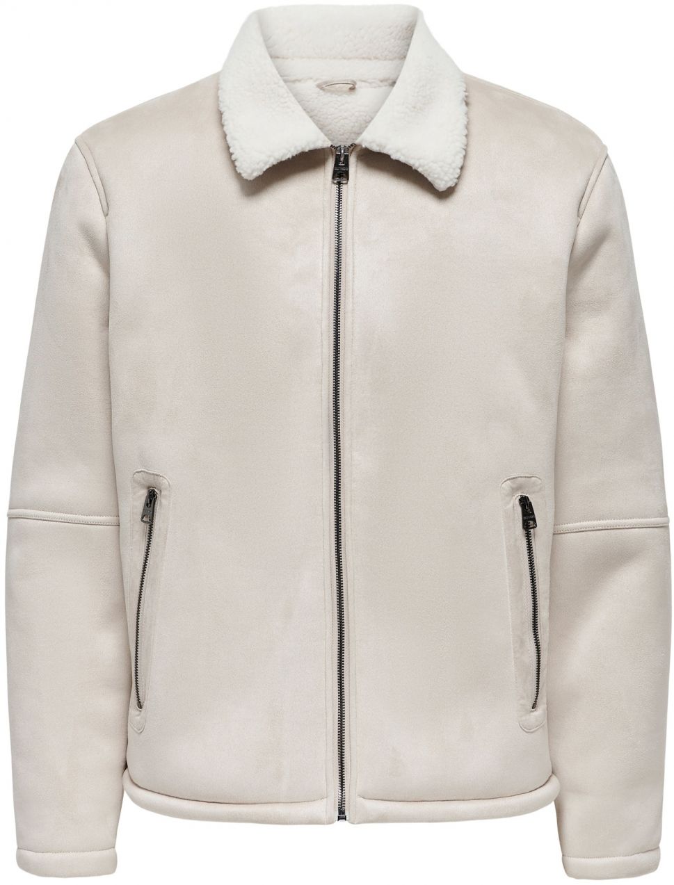 Only & Sons Prechodná bunda 'ONSROYCE'  striebornosivá