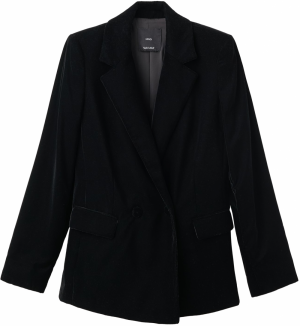 MANGO Blejzer 'Combi'  čierna