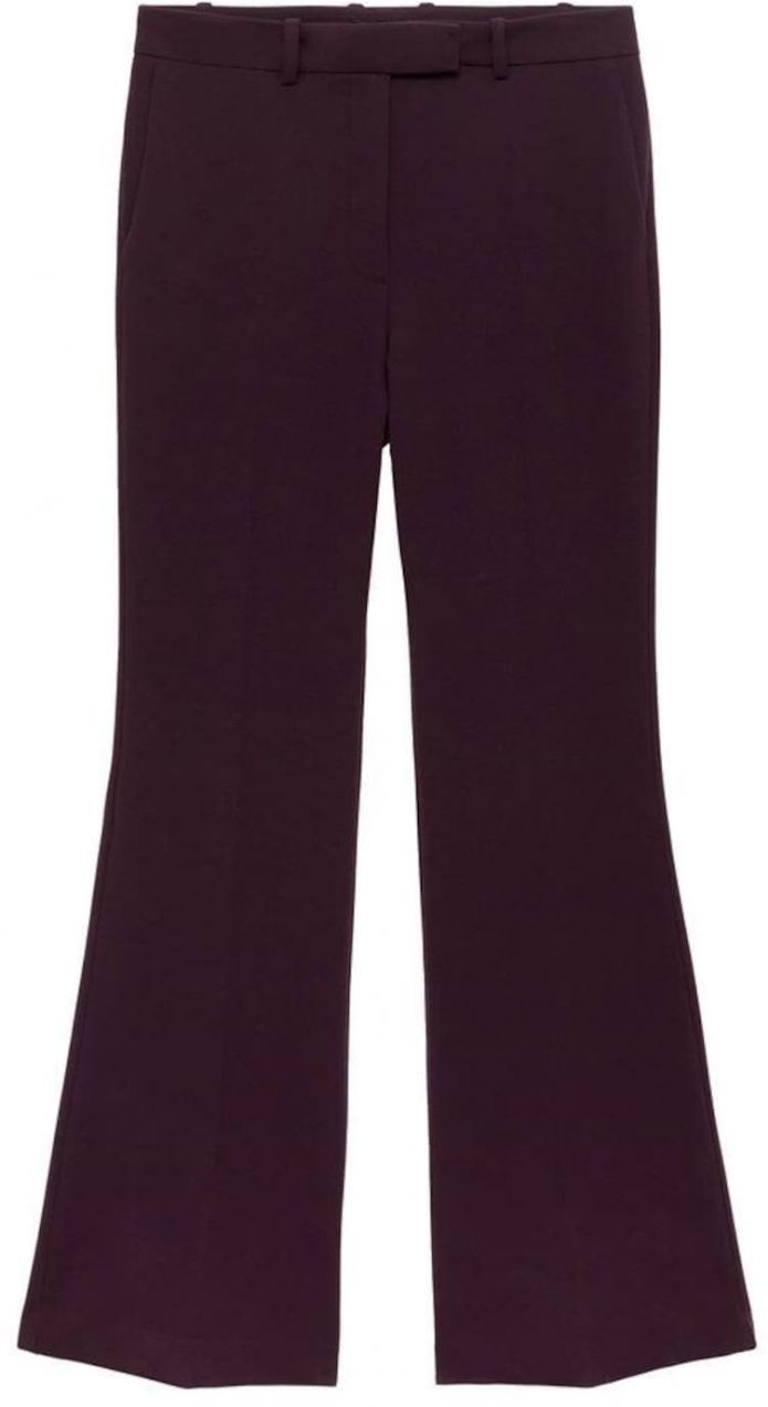 MANGO Nohavice s pukmi 'Emma'  cyklaménová