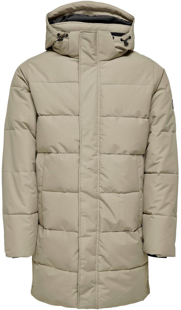Only & Sons Zimný kabát 'ONSCarl'  tmavobéžová