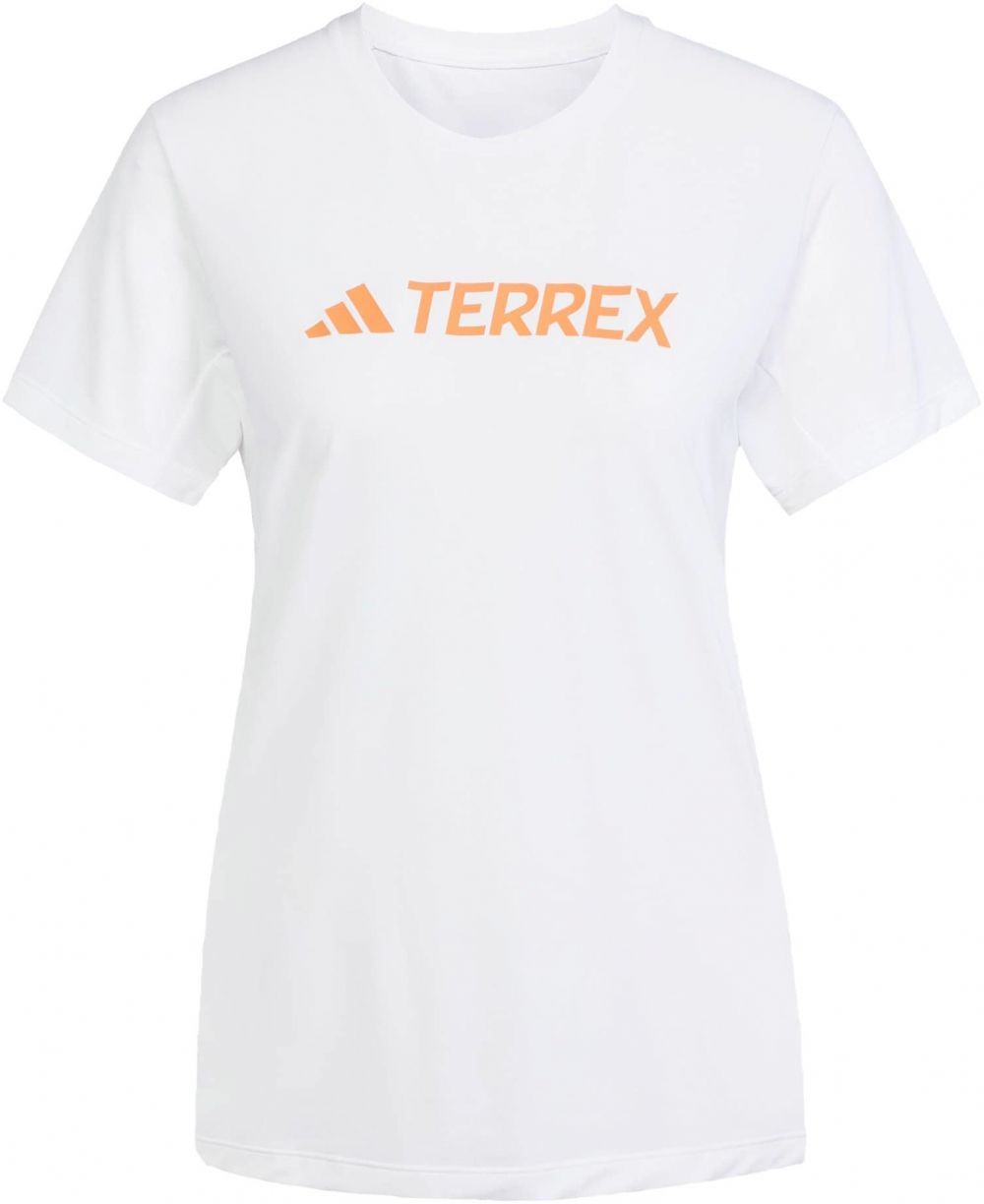 ADIDAS TERREX Funkčné tričko 'Multi Climacool Logo Tech'  oranžová / biela