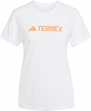 ADIDAS TERREX Funkčné tričko 'Multi Climacool Logo Tech'  oranžová / biela