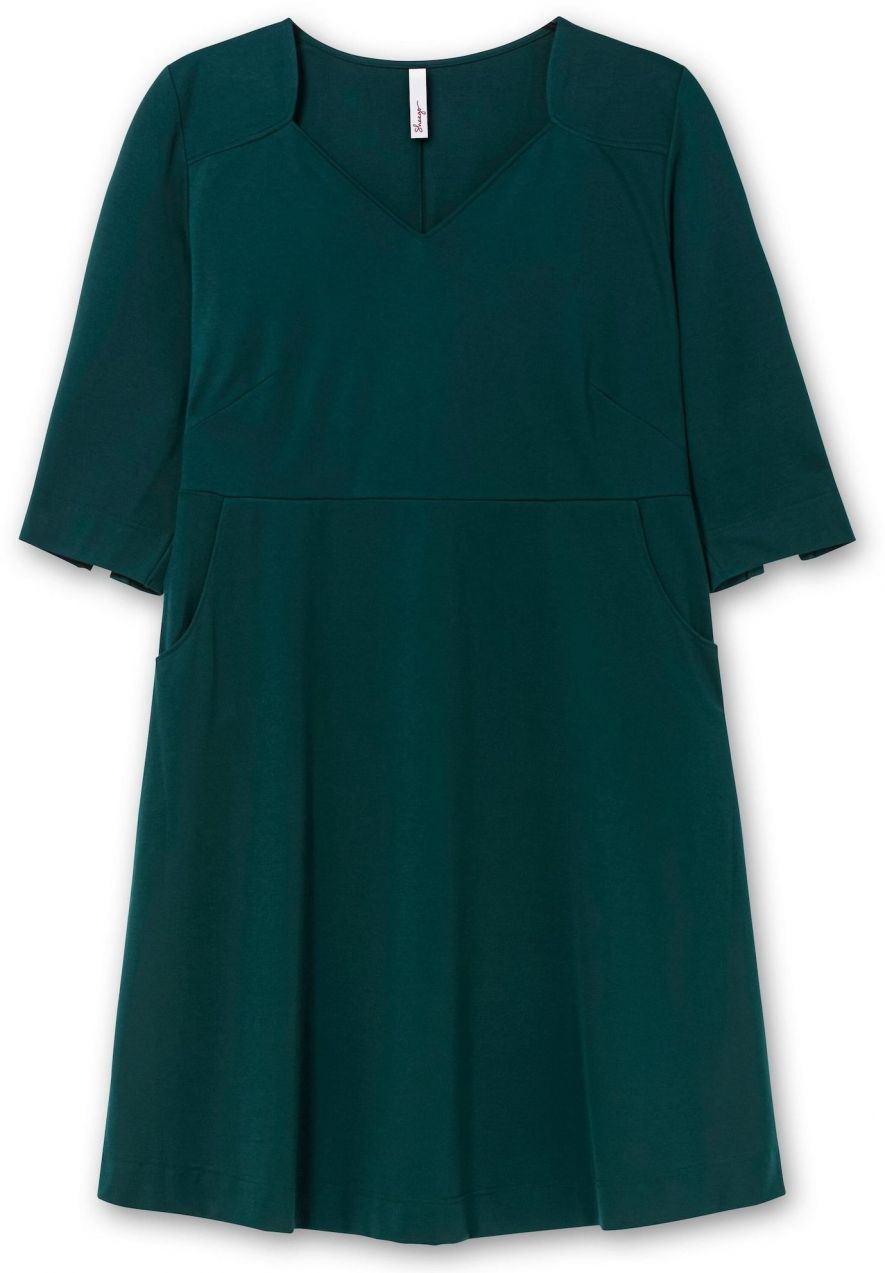 SHEEGO Šaty  petrolejová