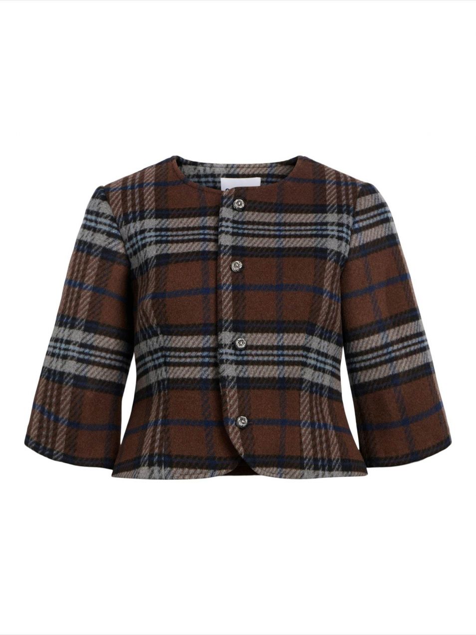 OBJECT Prechodná bunda  námornícka modrá / čokoládová / svetlosivá