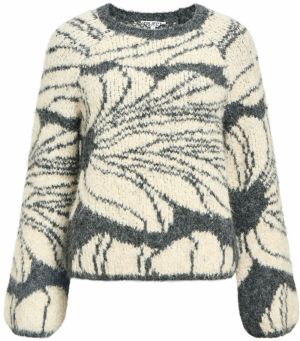 OBJECT Sveter  sivá / sivá melírovaná