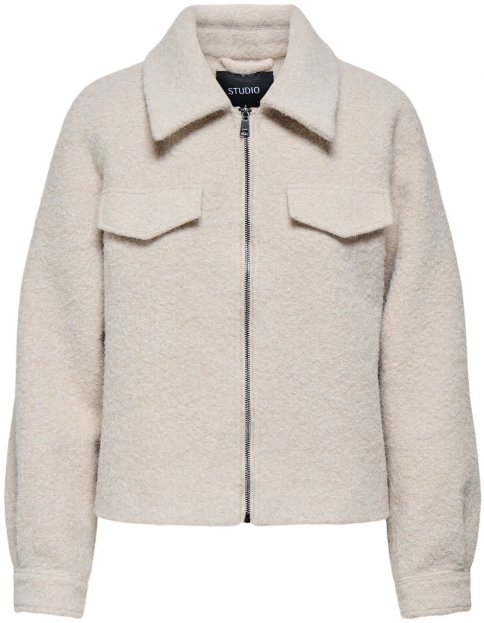 ONLY Prechodná bunda  sivobéžová