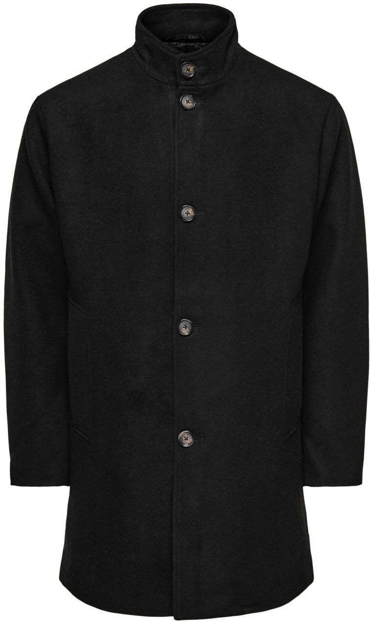 Only & Sons Prechodný kabát 'CHARLES'  čierna