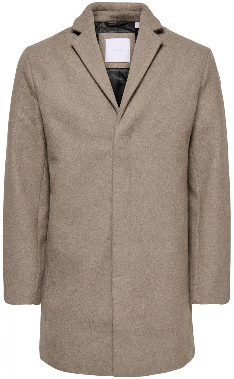 Only & Sons Prechodný kabát 'ARON'  sivobéžová