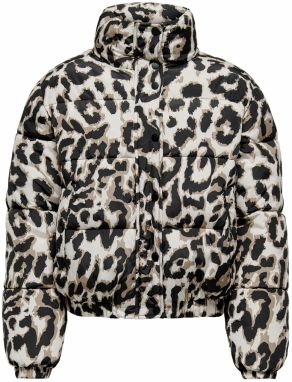 JDY Zimná bunda 'MOON'  béžová / sivá / čierna