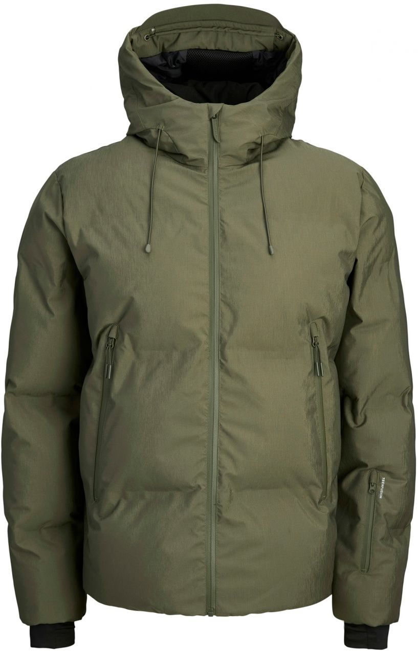 JACK & JONES Zimná bunda 'FUSION'  olivová