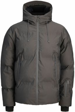 JACK & JONES Zimná bunda  sivá