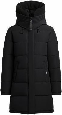 khujo Zimný kabát 'KELSI'  čierna