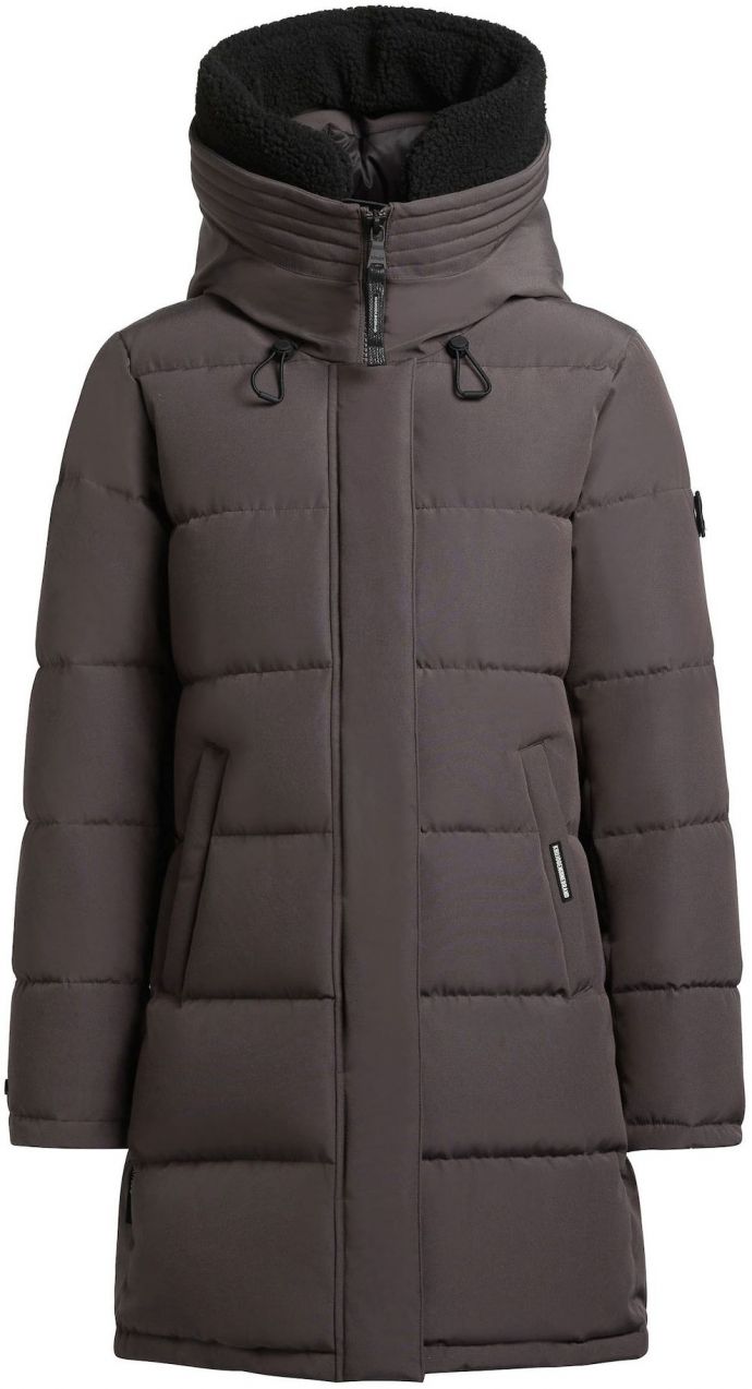khujo Zimný kabát 'Kelsi'  tmavosivá