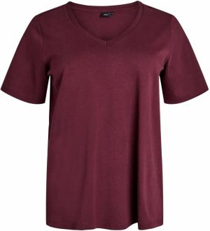 Zizzi Tričko 'Mcoster'  vínovo červená