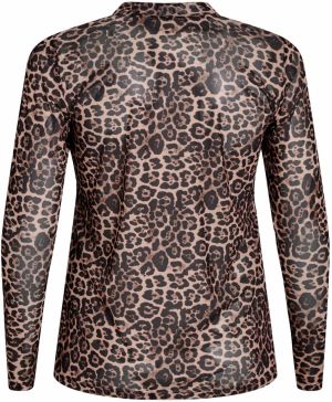 Zizzi Blúzka 'Eleah'  hnedá / čierna