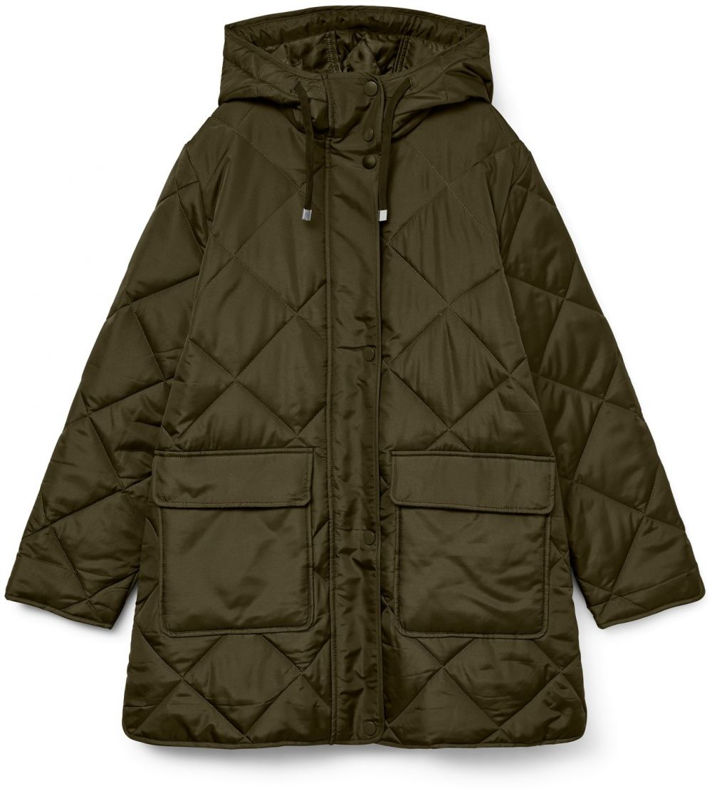 VERO MODA Prechodný kabát 'MILLIE TESSA'  olivová