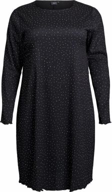 Zizzi Šaty 'Calaura'  čierna / biela