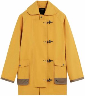 Scalpers Prechodná bunda 'Fayer'  horčicová / sivá