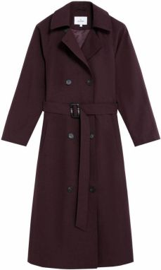 Scalpers Prechodný kabát  burgundská