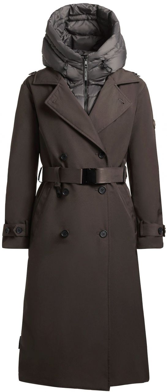 khujo Zimný kabát 'Elena2'  tmavosivá