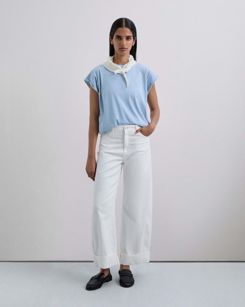 Scalpers Tričko  nebesky modrá