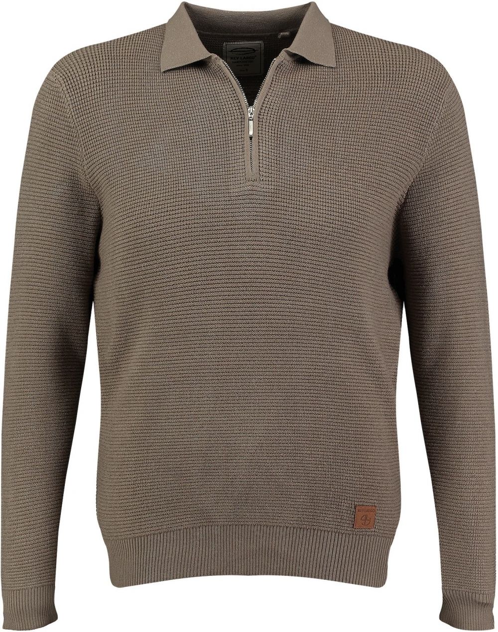Key Largo Sveter 'Klanfield'  hnedá