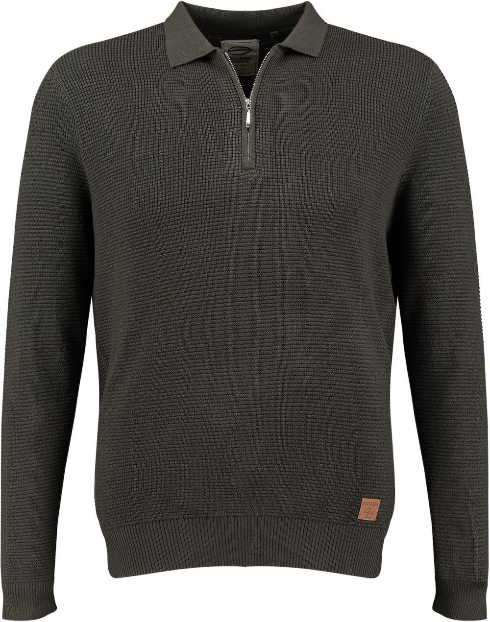 Key Largo Sveter 'Klanfield'  antracitová