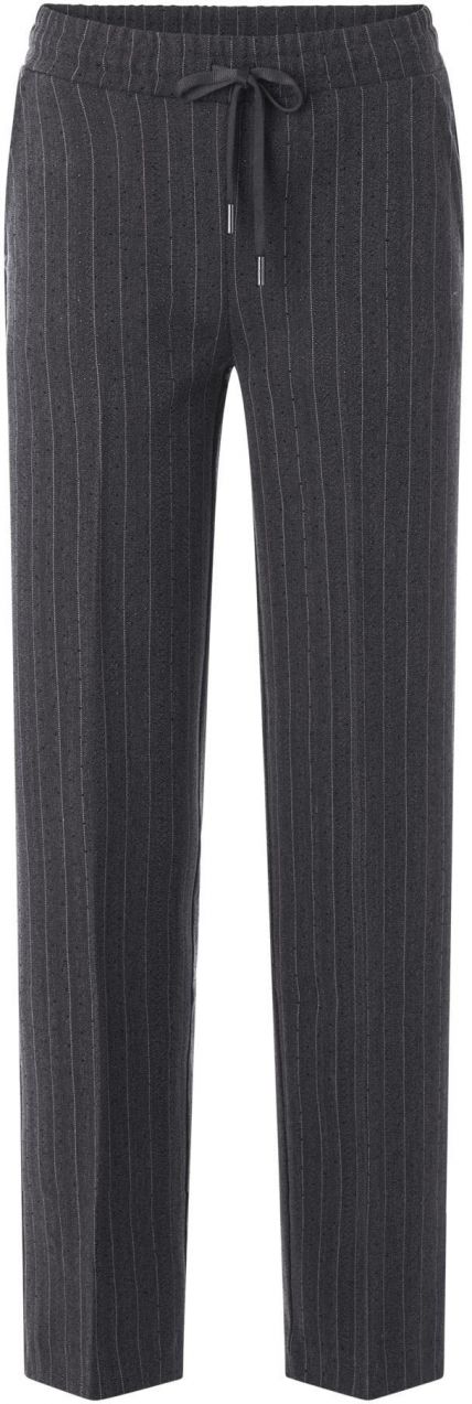 Rich & Royal Nohavice  tmavosivá / biela