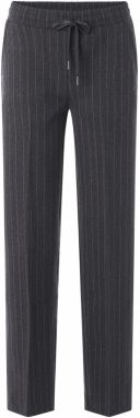 Rich & Royal Nohavice  tmavosivá / biela