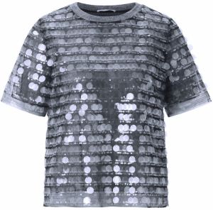 Rich & Royal Tričko  sivá / čierna