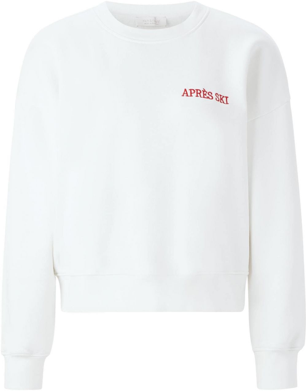 Rich & Royal Mikina  červená / biela