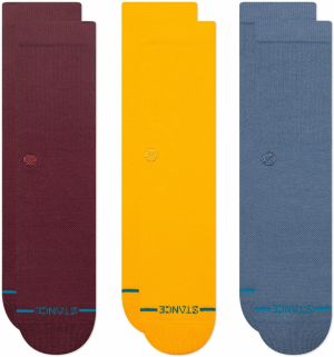 Stance Ponožky  modrá / žltá / vínovo červená