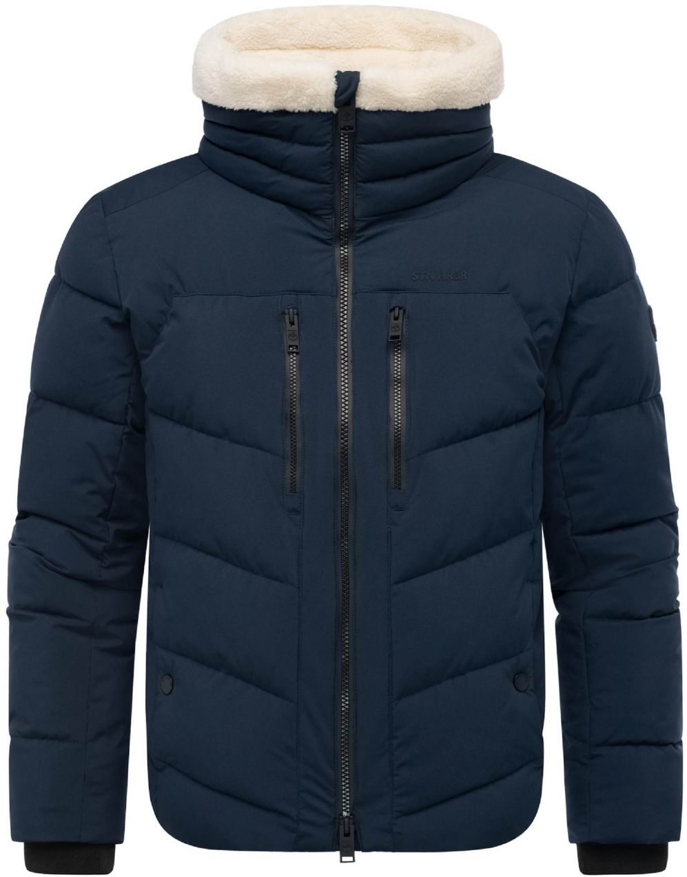 STONE HARBOUR Zimná bunda 'Ansello XX'  námornícka modrá