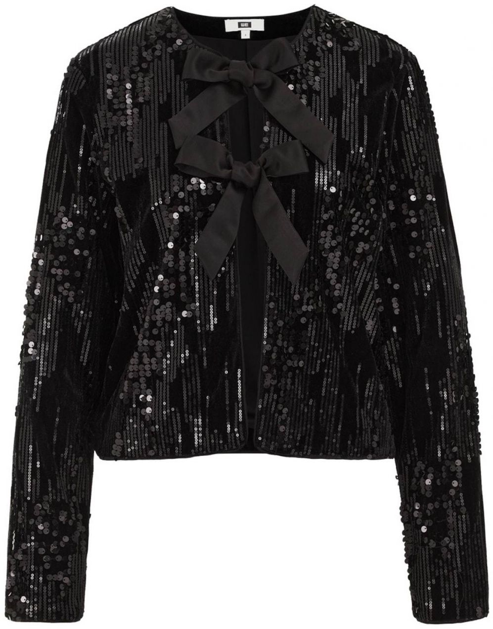 WE Fashion Blúzka  čierna