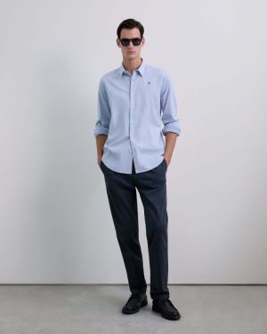 Scalpers Košeľa 'Abbot Se'  svetlomodrá