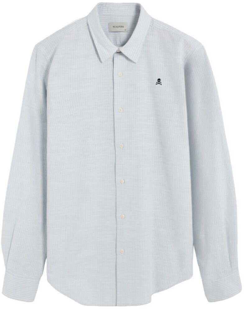 Scalpers Košeľa  svetlomodrá / biela