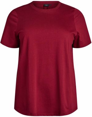 Zizzi Tričko 'Vcharlin'  rubínová