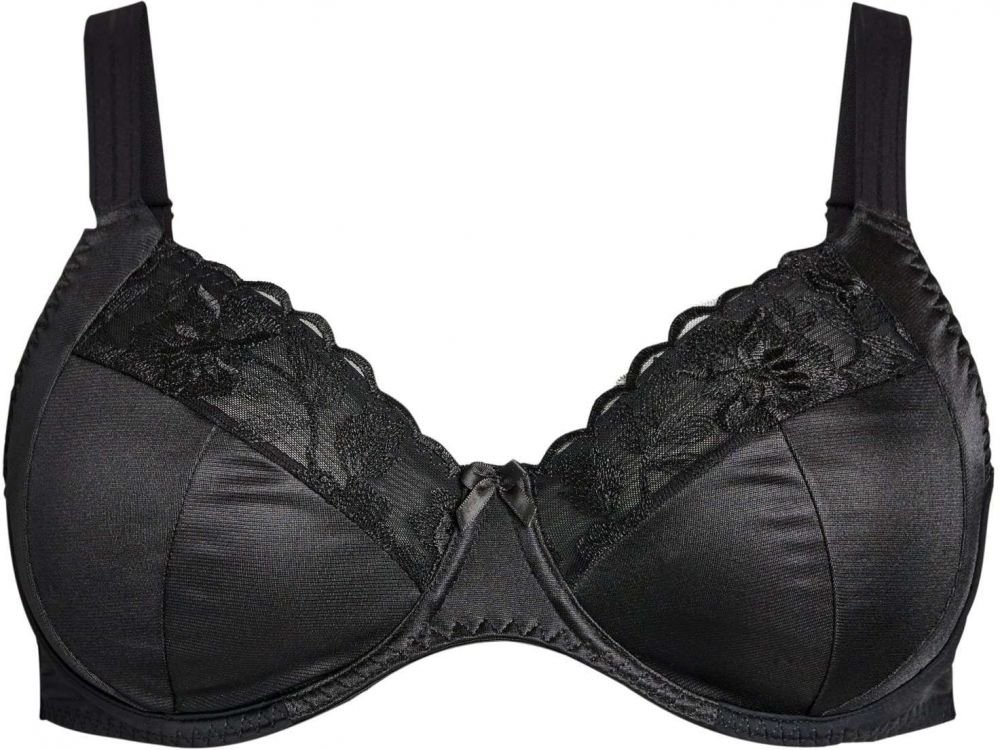 Devoted by Zizzi Podprsenka 'Beth'  čierna