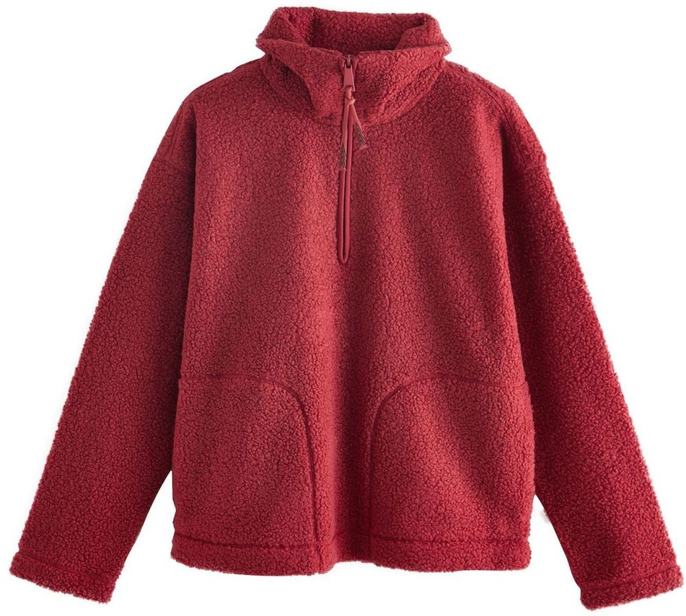 Next Flisová bunda  čerešňová