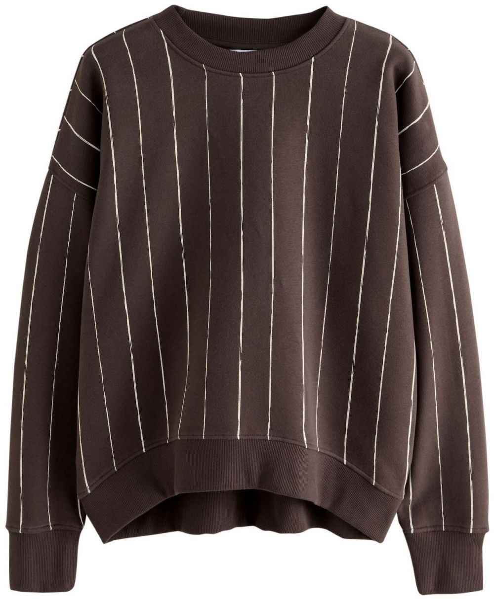 Next Mikina  hnedá / biela