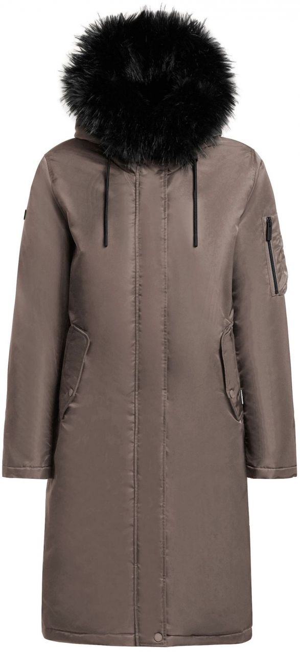 khujo Zimný kabát 'Jilla'  hnedá / čierna