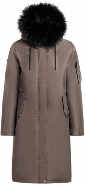 khujo Zimný kabát 'Jilla'  hnedá / čierna