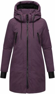 NAVAHOO Zimný kabát 'Winterzart 14'  černicová / čierna