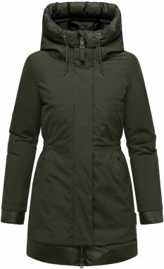 NAVAHOO Zimný kabát 'Winterprinzessin 14'  kaki