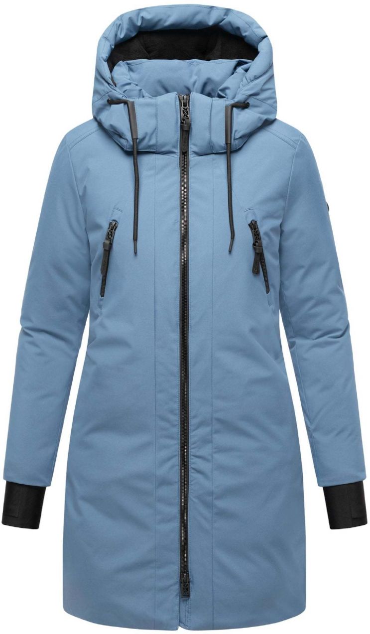 NAVAHOO Zimný kabát 'Zart 14'  opálová / čierna